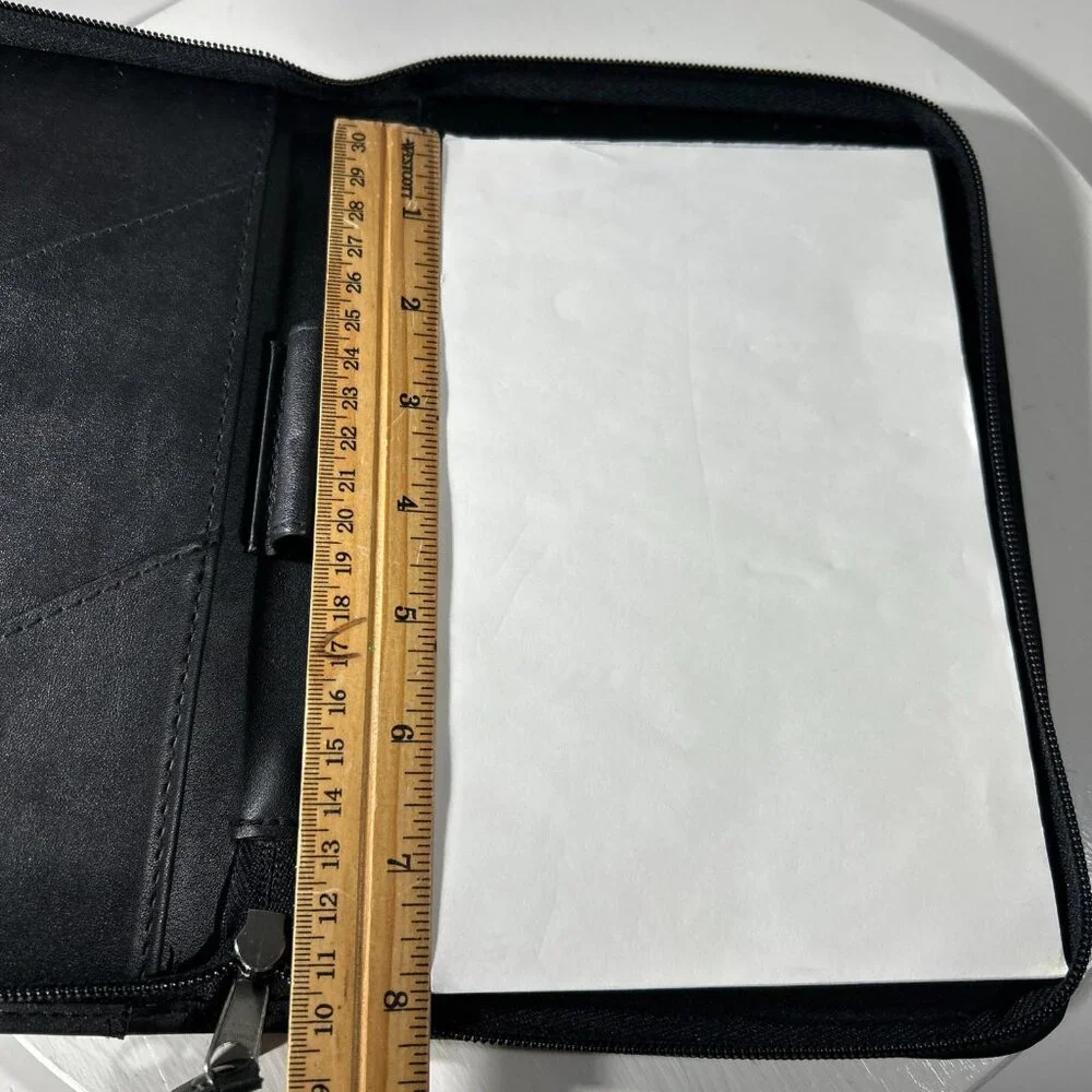 Raytheon Synergy of One Leather Case with Notepad Journal Page Size 8 x 5 BLACK